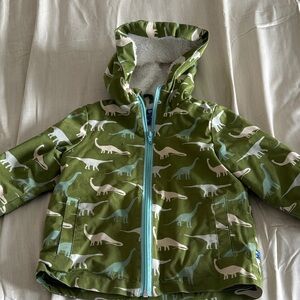 2T Kickee Pants Green Dinosaur Print Jacket